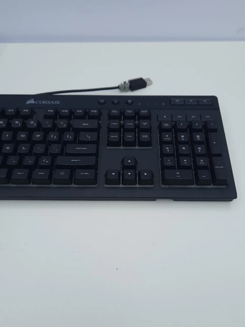 Corsair K55 RGB Gaming Keyboard Wired Backlit USB Tested Working